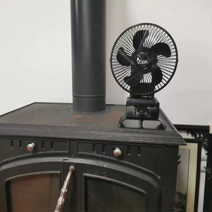 New Arrival Safety Heat Powered Stove Fan with Shell Protection VDSF695RB VODA SHOP