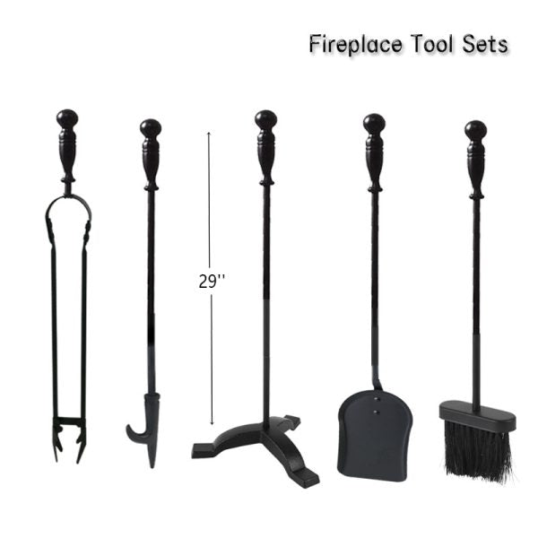 VODA™️ FIREPLACE TOOLS SET VDTS204BL VODA SHOP